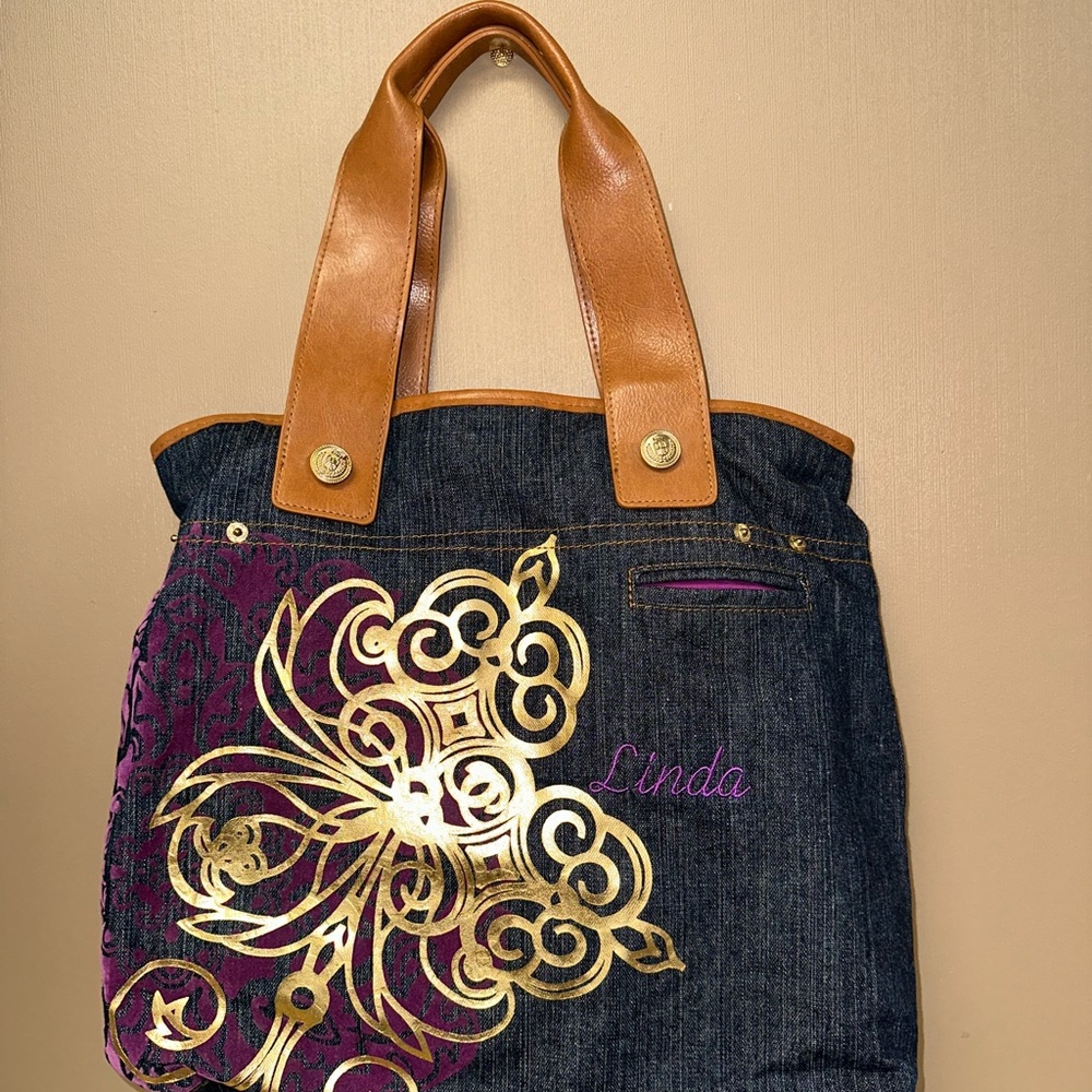 Bath and Body Works Denim Tote Bag